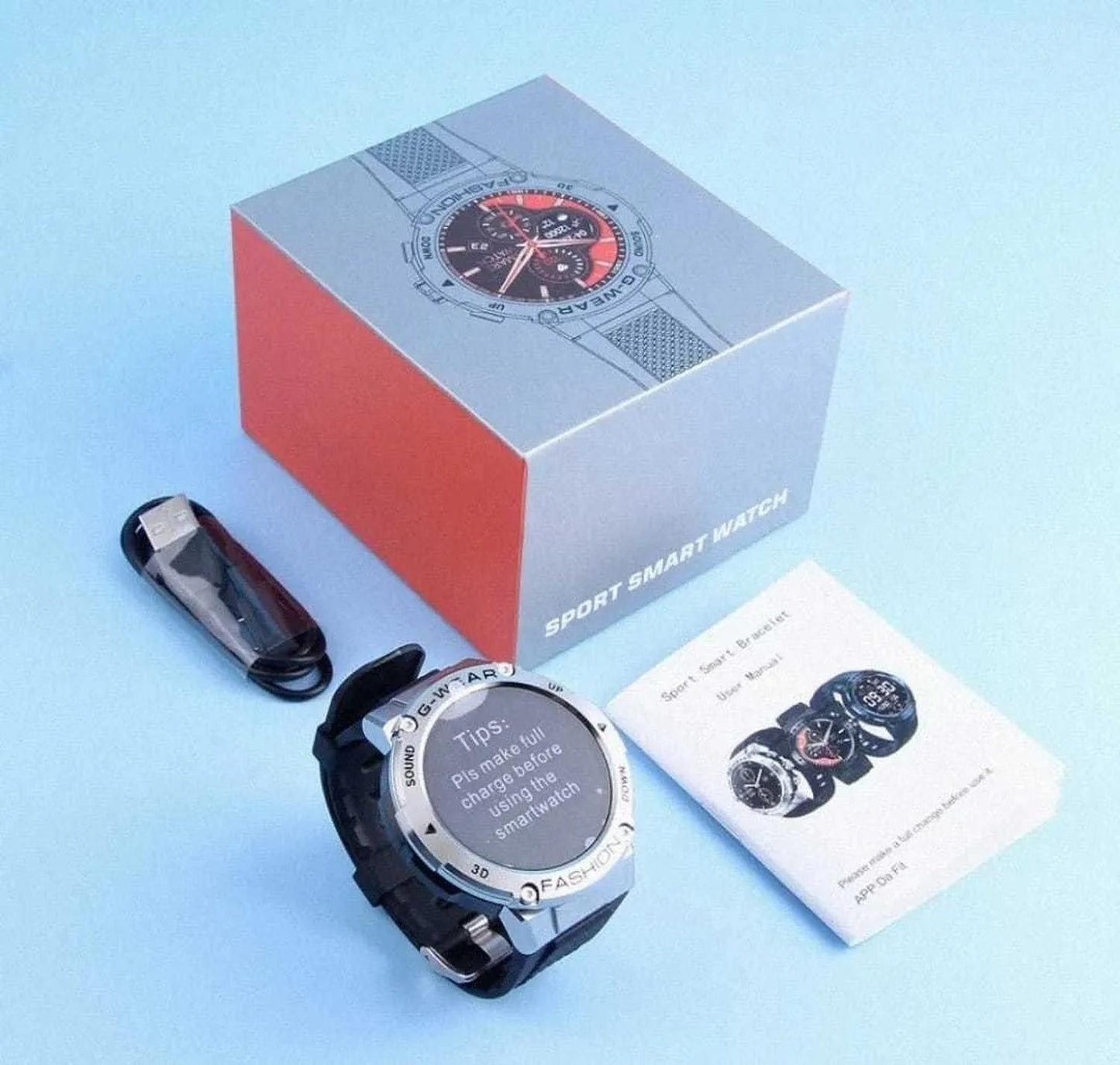 Smartwatch Lemfo K28h 1.32 Caja Negra 45mm Con Llamadas