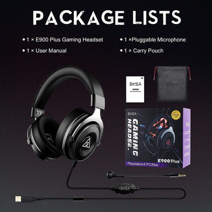 Audífonos EKSA Headphones E900 Plus Wired