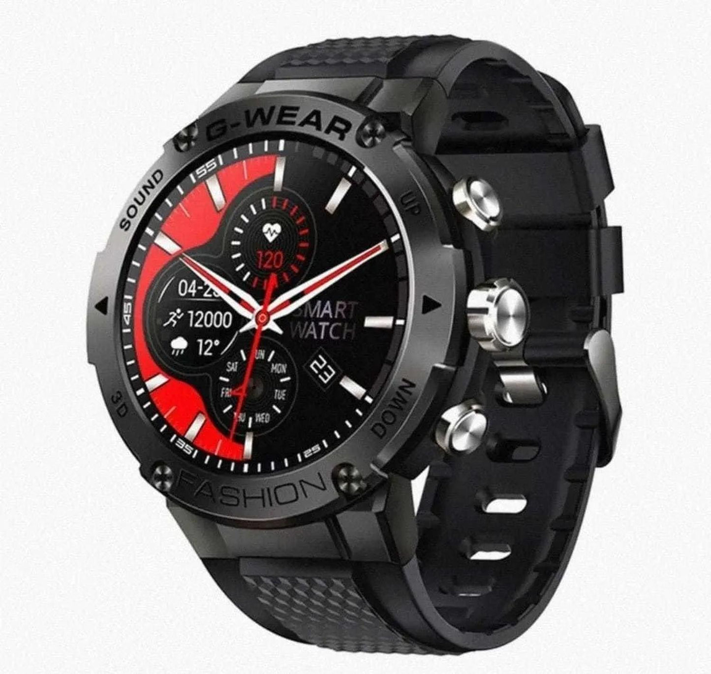 Smartwatch Lemfo K28h 1.32 Caja Negra 45mm Con Llamadas