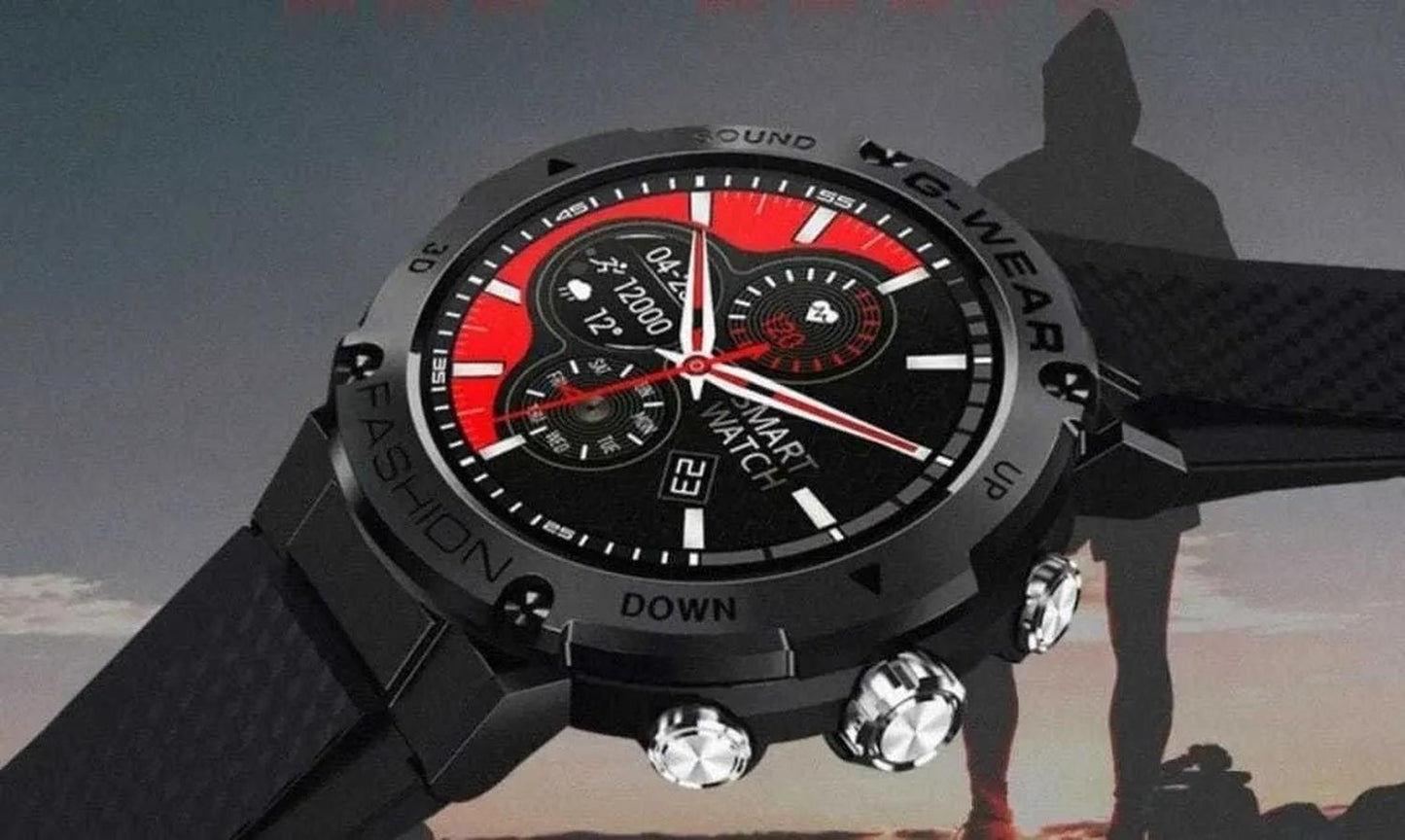 Smartwatch Lemfo K28h 1.32 Caja Negra 45mm Con Llamadas