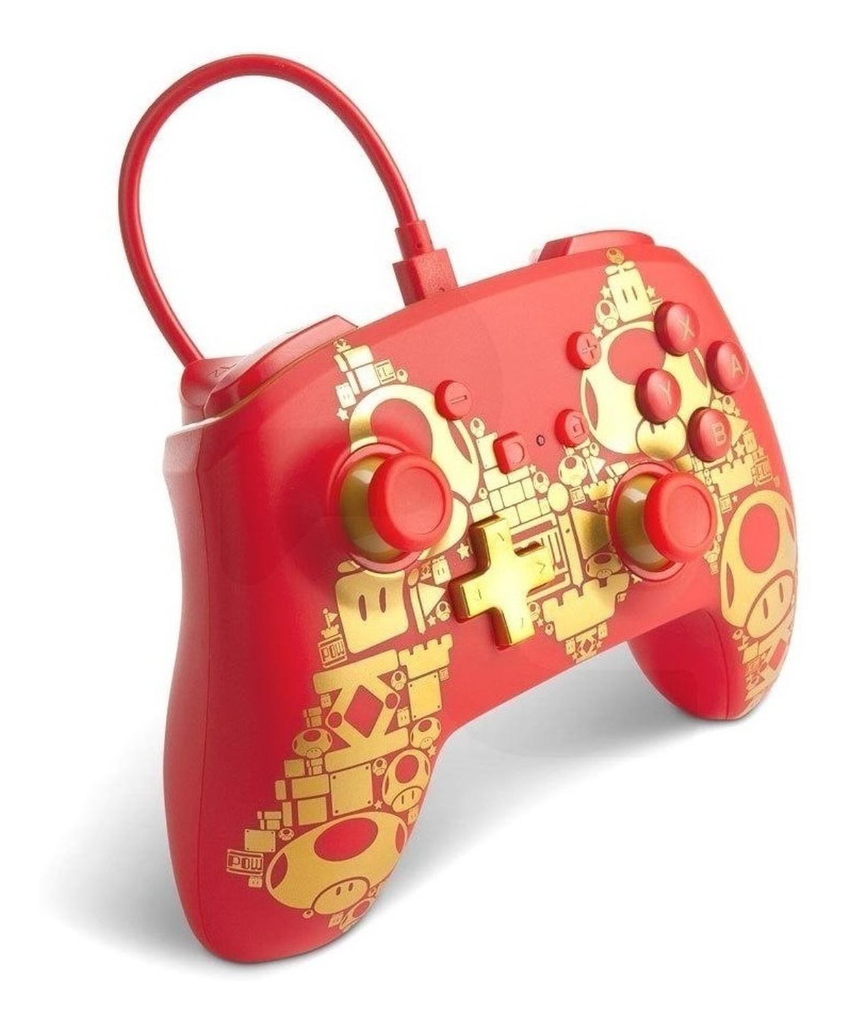 Control Joystick PowerA Mario Gold