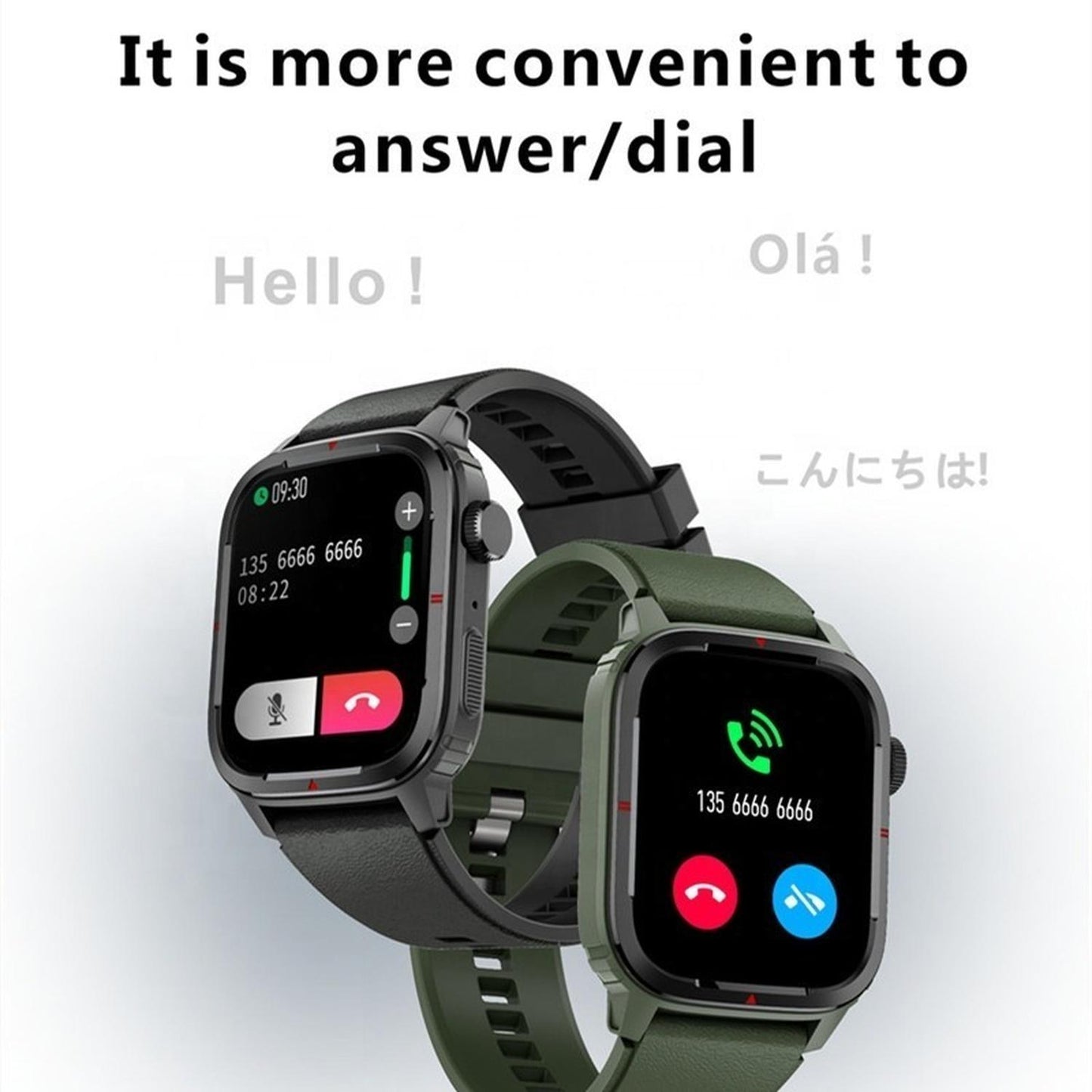 Smartwatch Deportivo Q25 Caja 1.7'' Negro Con Llamadas