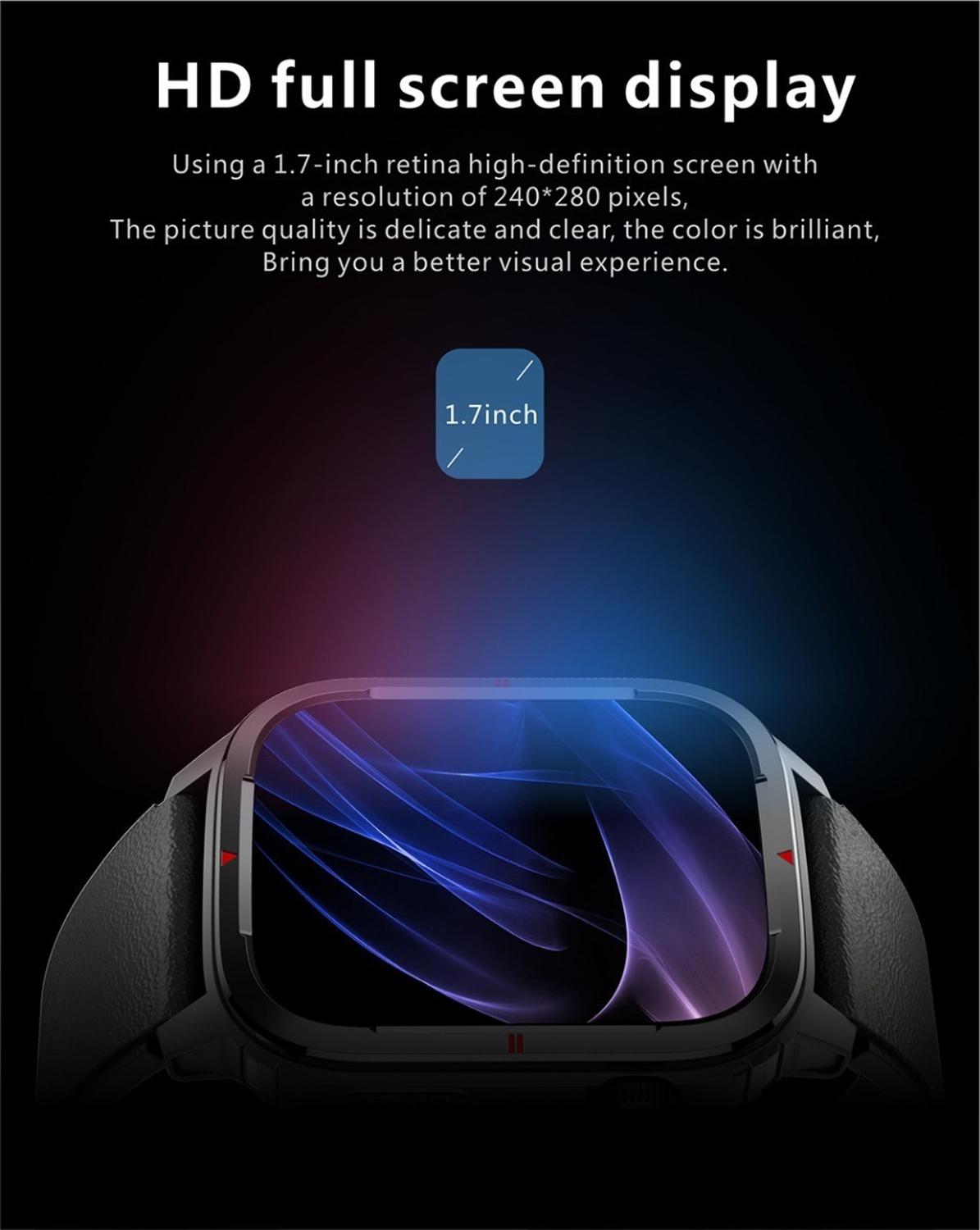 Smartwatch Deportivo Q25 Caja 1.7'' Gris Con Llamadas