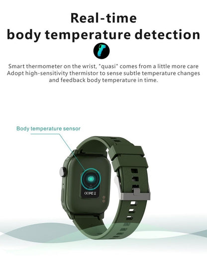 Smartwatch Deportivo Q25 Caja 1.7'' Gris Con Llamadas